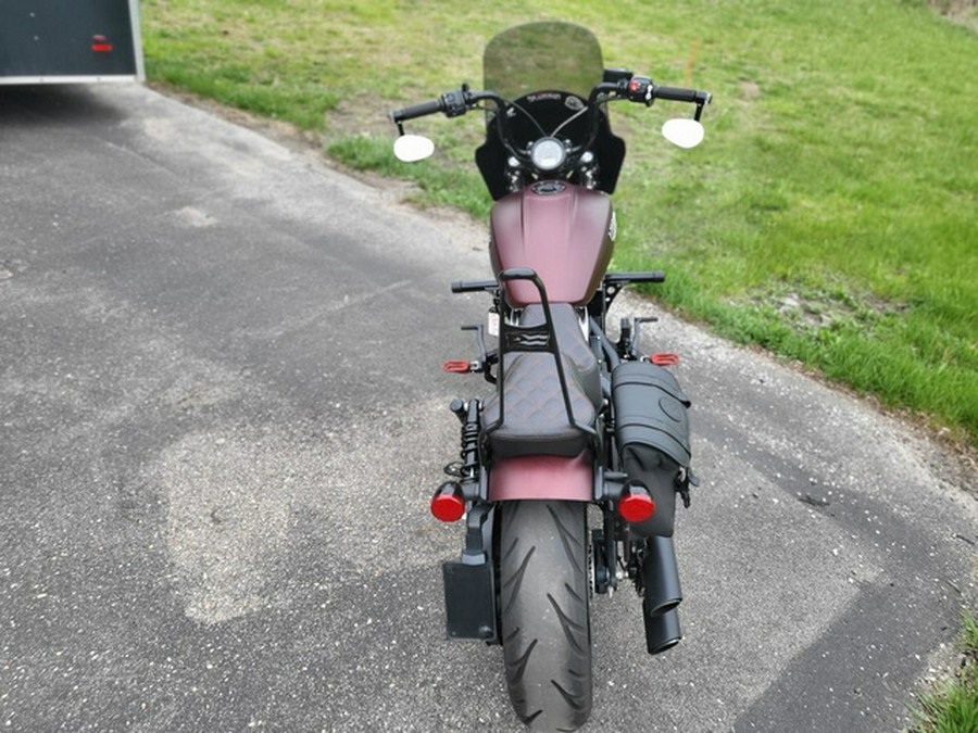 2021 Indian Scout Bobber Thunder Black