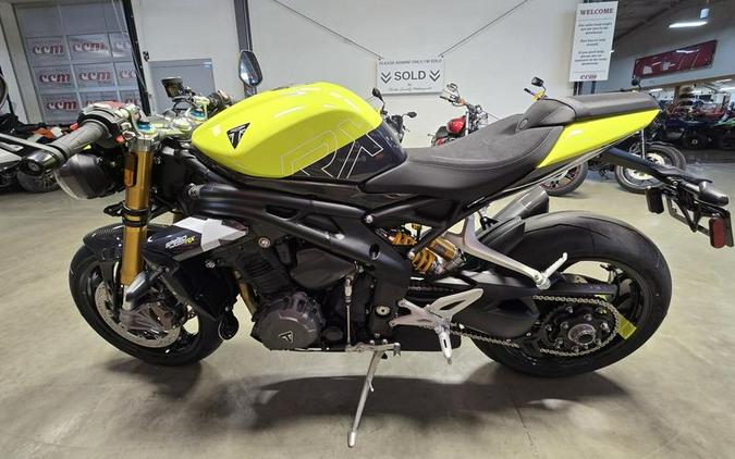 2026 Triumph Speed Triple 1200 RX Triumph Performance Yellow