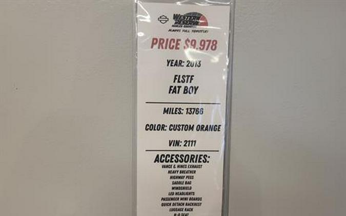 2013 Harley-Davidson Softail® Fat Boy®