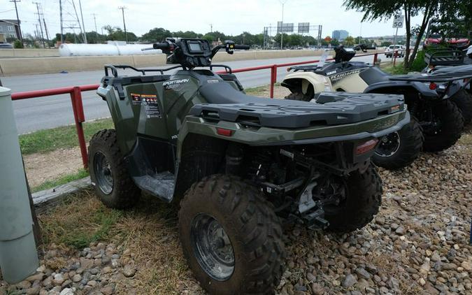 Used 2024 POLARIS SPORTSMAN 450 HO SAGE GREEN