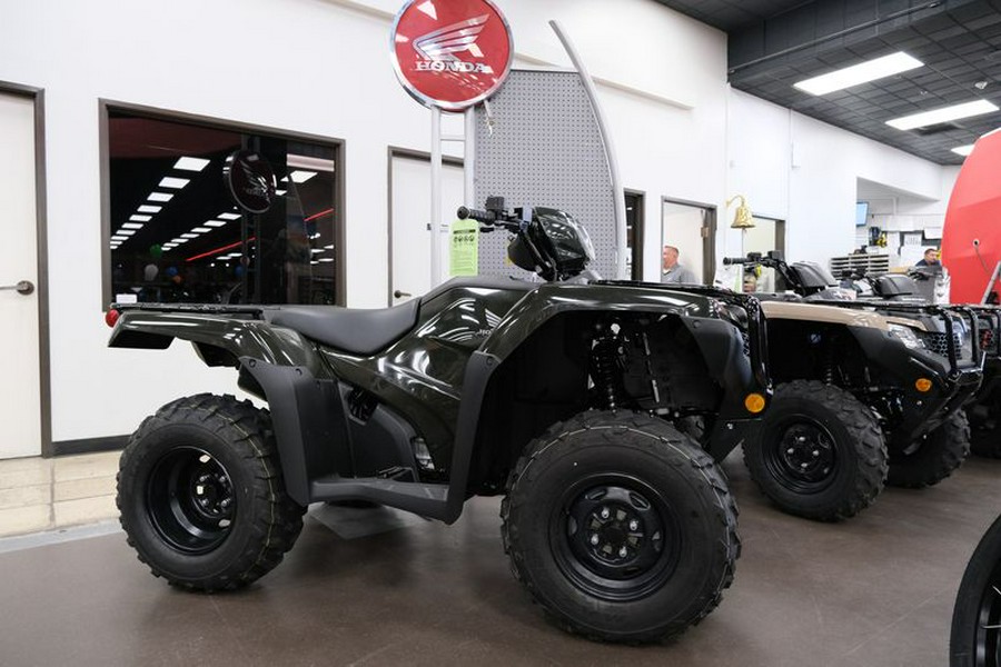 New 2024 HONDA FOURTRAX FOREMAN 4X4 BLACK FOREST GREEN