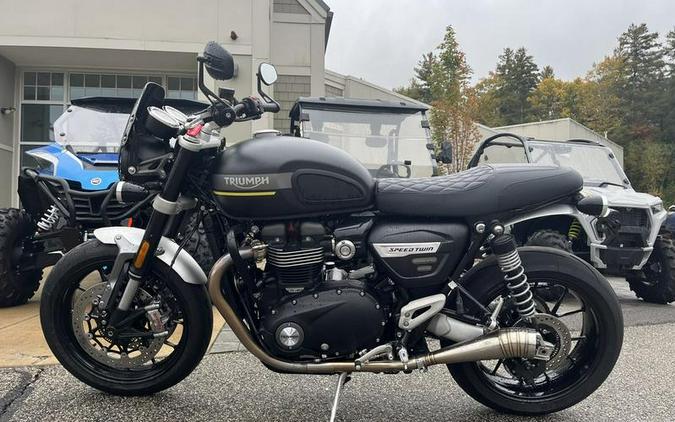 2022 Triumph Speed Twin Matt Storm Grey