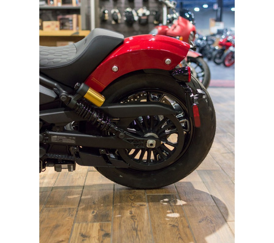 2025 Indian 101 Scout Sunset Red Metallic With Graphics