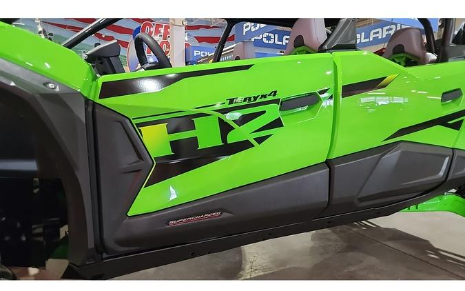 2026 Kawasaki TERYX 4 H2 DELUXE ES - LIME GREEN
