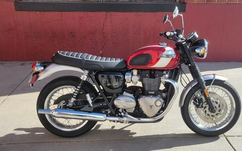 2025 Triumph Bonneville T120 Elvis Presley Limited Edition Carnival Red