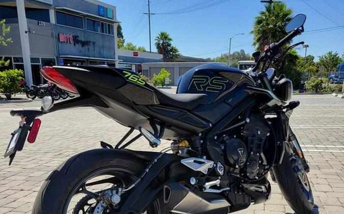 2025 Triumph Street Triple 765 RS Phantom Black