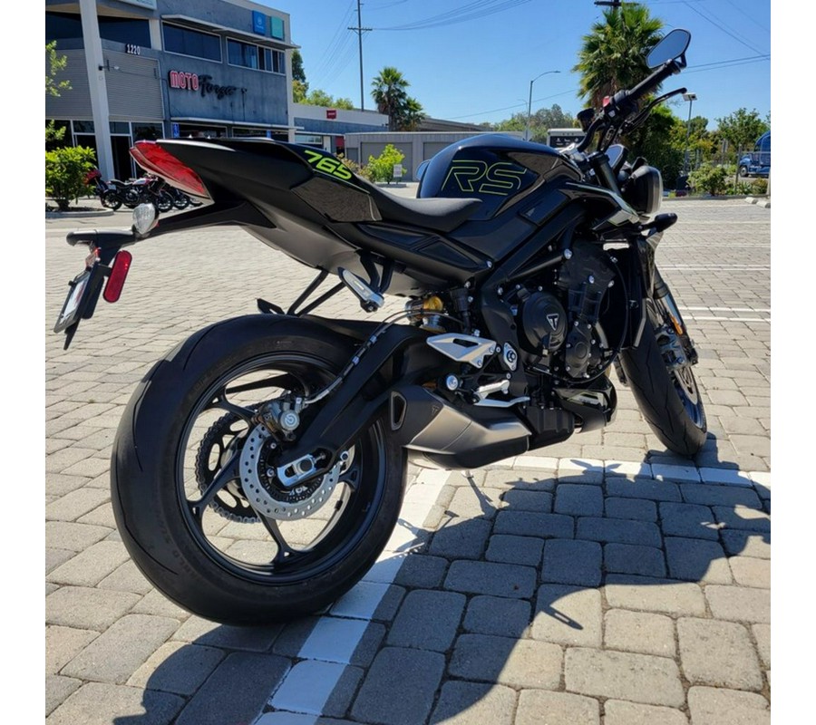 2025 Triumph Street Triple 765 RS Phantom Black