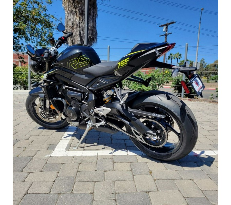 2025 Triumph Street Triple 765 RS Phantom Black
