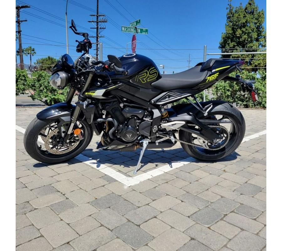 2025 Triumph Street Triple 765 RS Phantom Black