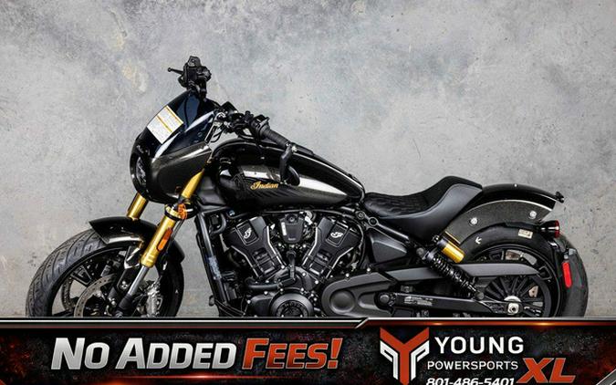 2026 Indian 101 Scout Black Crystal with Super Graphite