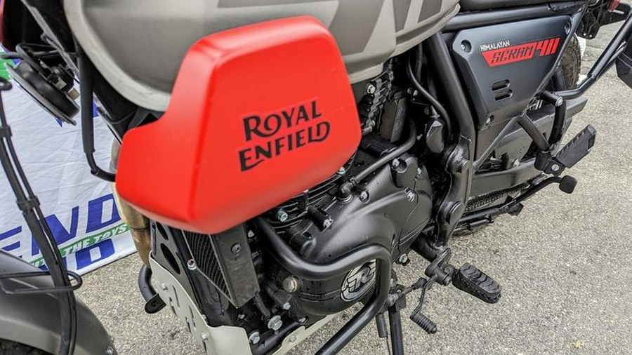 2023 Royal Enfield Scram 411 Graphite Red