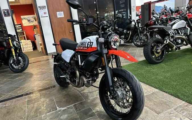 2023 Ducati Scrambler Urban Motard Star White Silk and Ducati GP ’19 Red