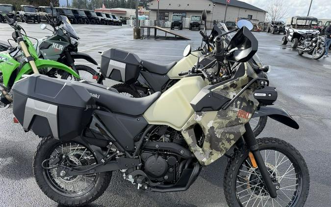 2025 Kawasaki KLR®650 Adventure ABS Cypher Camo Beige