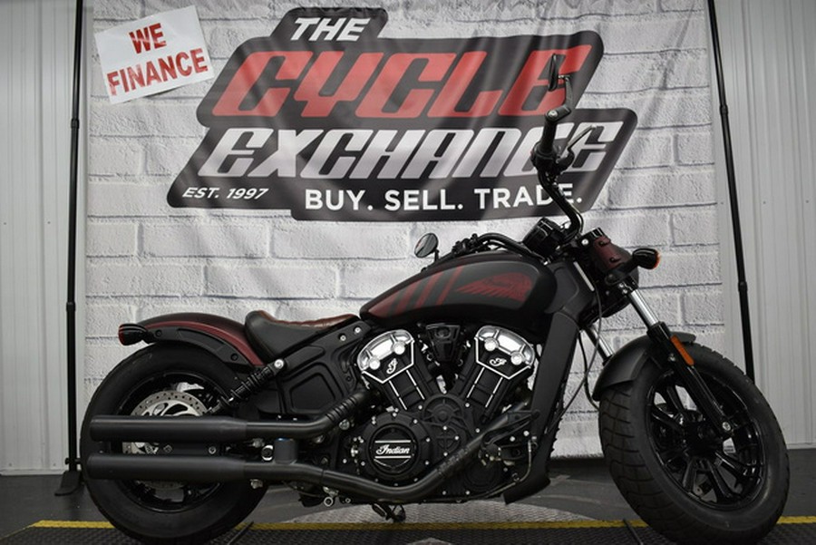 2019 Indian Scout Bobber ABS Thunder Black