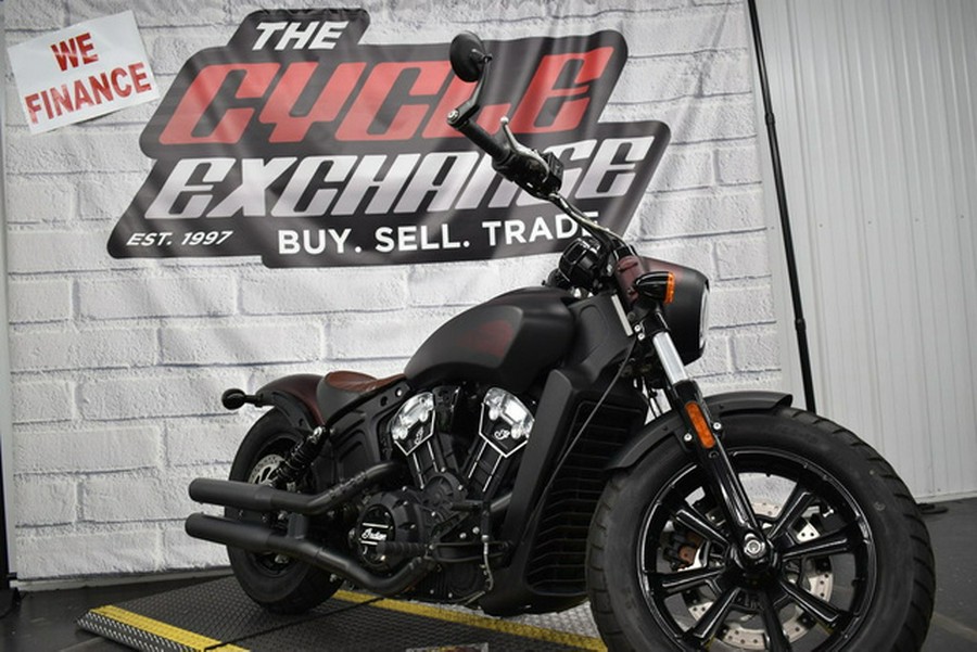 2019 Indian Scout Bobber ABS Thunder Black