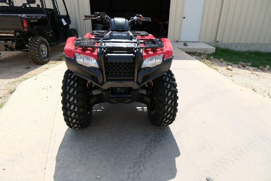 New 2024 HONDA FOURTRAX RANCHER 4X4 AT EPS AVENGER RED