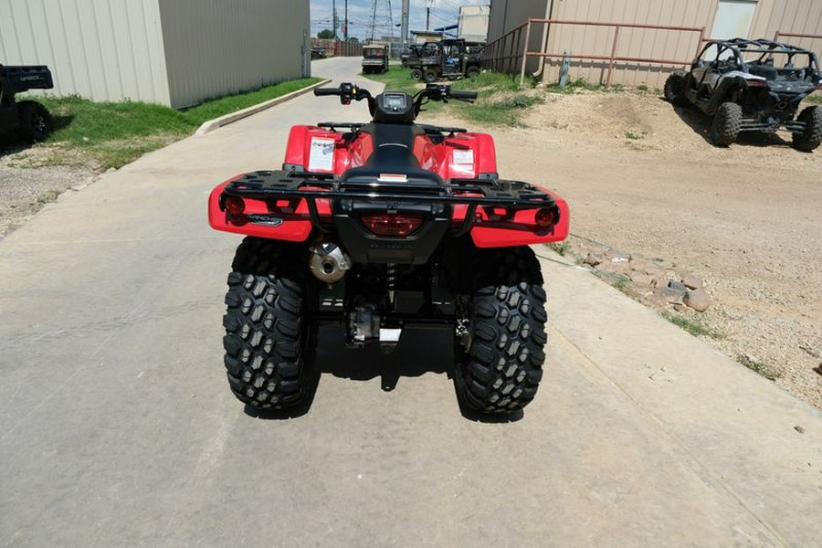 New 2024 HONDA FOURTRAX RANCHER 4X4 AT EPS AVENGER RED