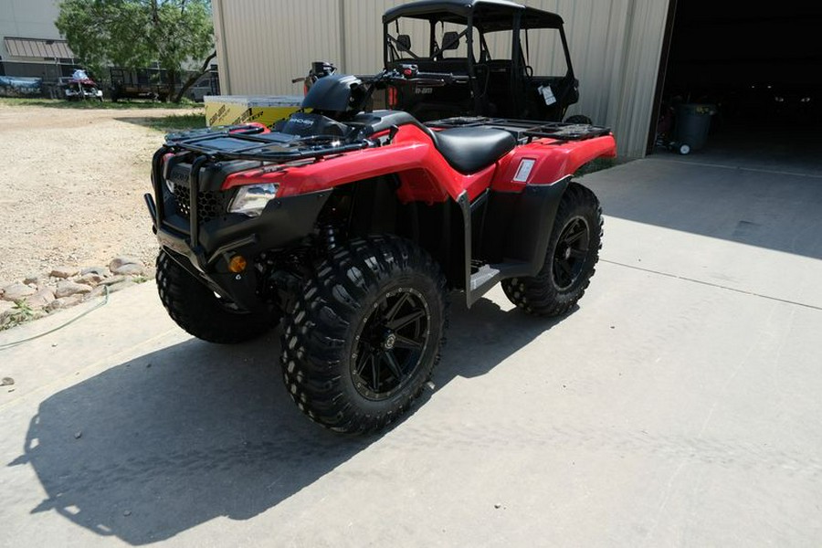 New 2024 HONDA FOURTRAX RANCHER 4X4 AT EPS AVENGER RED