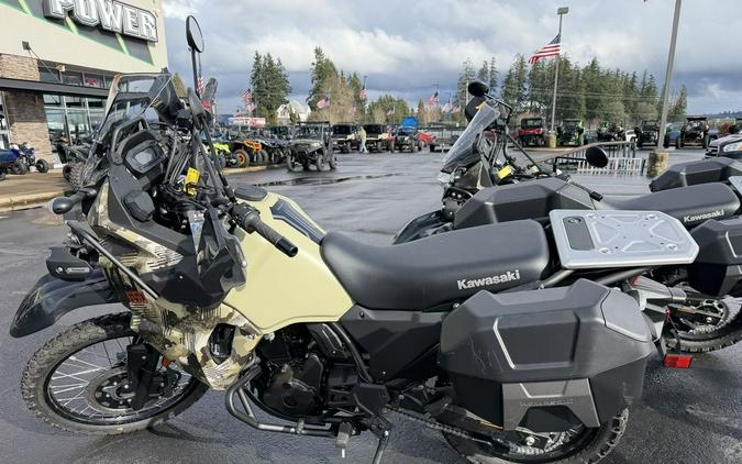2025 Kawasaki KLR®650 Adventure ABS Cypher Camo Beige
