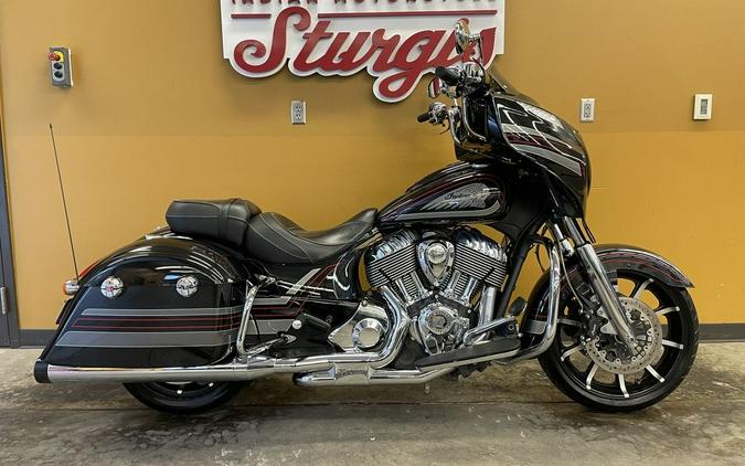 2018 Indian Motorcycle® Chieftain® Limited ABS Thunder Black Pearl with Graphics