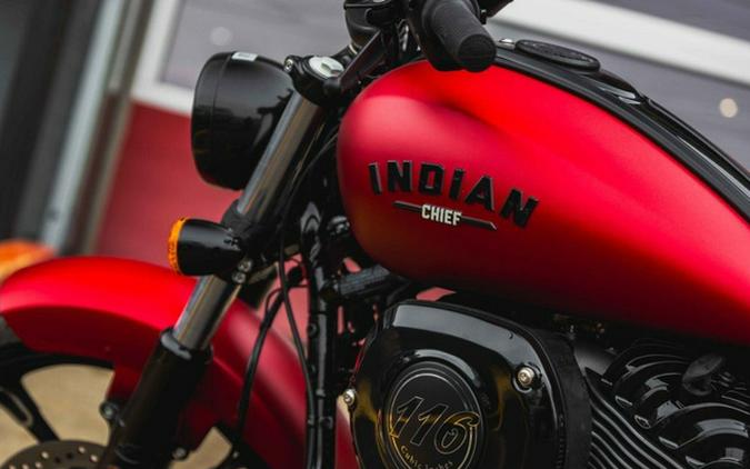 2025 Indian Chief Dark Horse Sunset Red Smoke