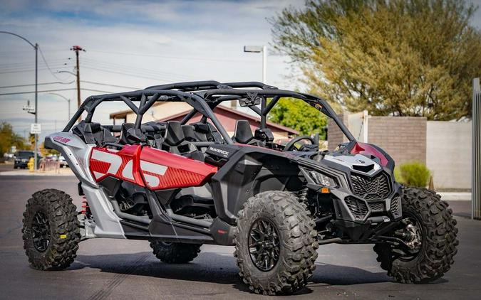 2024 Can-Am® Maverick X3 MAX DS Turbo Fiery Red & Hyper Silver