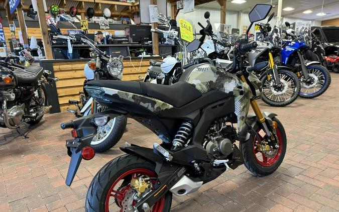 2025 Kawasaki Z125 PRO Cypher Camo Beige