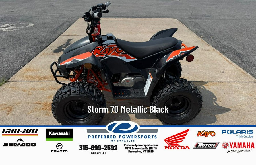 2025 Kayo Storm 70 Metallic Black