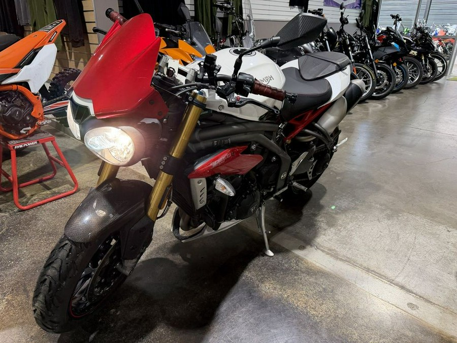 2017 Triumph Speed Triple R ABS Crystal White