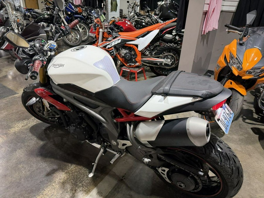 2017 Triumph Speed Triple R ABS Crystal White
