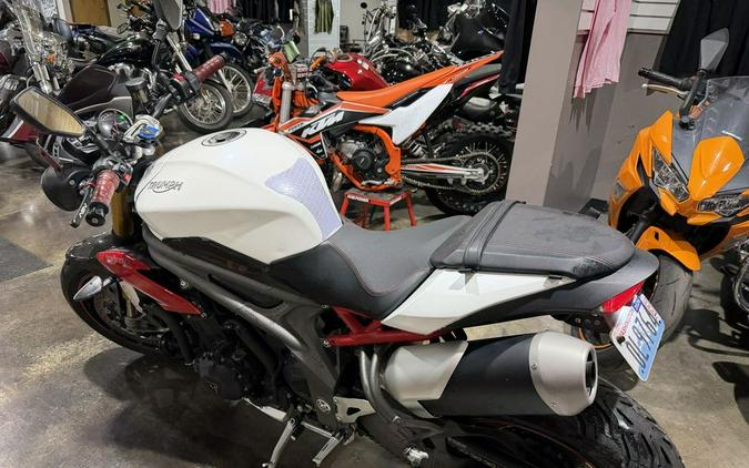 2017 Triumph Speed Triple R ABS Crystal White