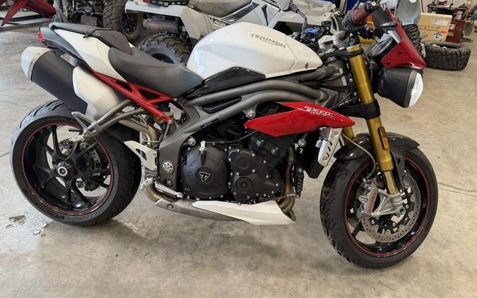 2017 Triumph Speed Triple R ABS Crystal White
