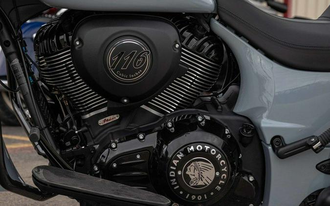 2025 Indian Chieftain Dark Horse Storm Gray/Graphics