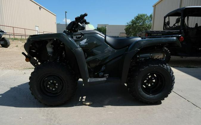 New 2024 HONDA FOURTRAX RANCHER 4X4 BLACK FOREST GREEN