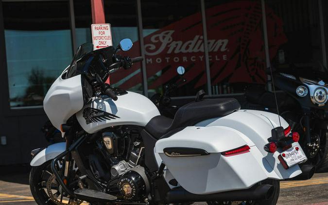 2025 Indian Motorcycle® Chieftain® PowerPlus Dark Horse® 112 w/PowerBand Ghost White Metallic Smoke
