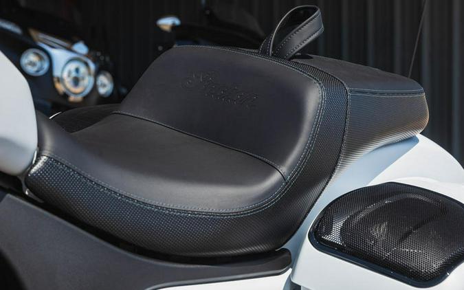 2025 Indian Motorcycle® Chieftain® PowerPlus Dark Horse® 112 w/PowerBand Ghost White Metallic Smoke