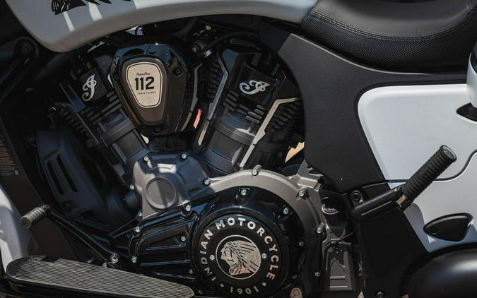 2025 Indian Motorcycle® Chieftain® PowerPlus Dark Horse® 112 w/PowerBand Ghost White Metallic Smoke