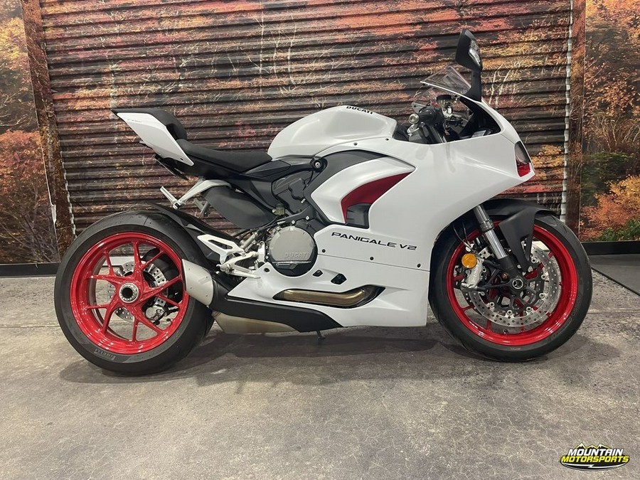 2021 Ducati Panigale V2 White Rosso Livery For Sale In Roswell Ga