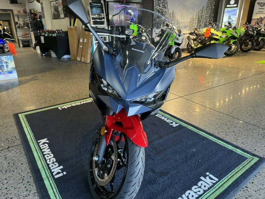 2026 Kawasaki Ninja 500 ABS Metallic Matte Twilight Blue