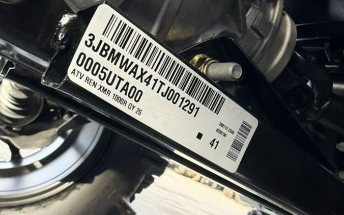 2026 Can-Am® Renegade X mr 1000 R Hyper Silver & Legion Red