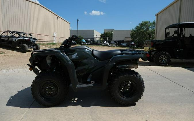 New 2024 HONDA FOURTRAX RANCHER ES BLACK FOREST GREEN