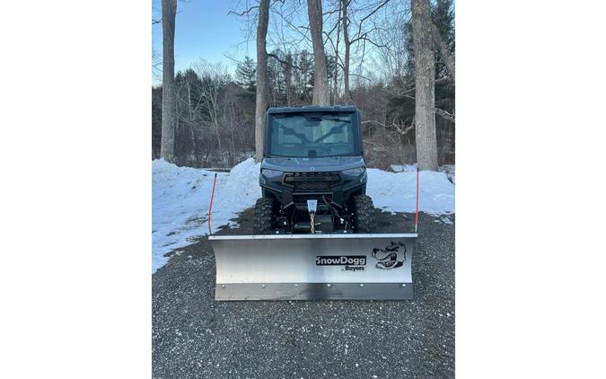 2026 Polaris RANGER XP 1000 NORTHSTAR ULTIMATE STEALTH GRAY W/ 2 YR WARRANTY, 72" SNOWDOGG PLOW