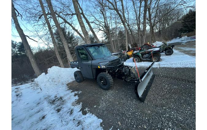 2026 Polaris RANGER XP 1000 NORTHSTAR ULTIMATE STEALTH GRAY W/ 2 YR WARRANTY, 72" SNOWDOGG PLOW