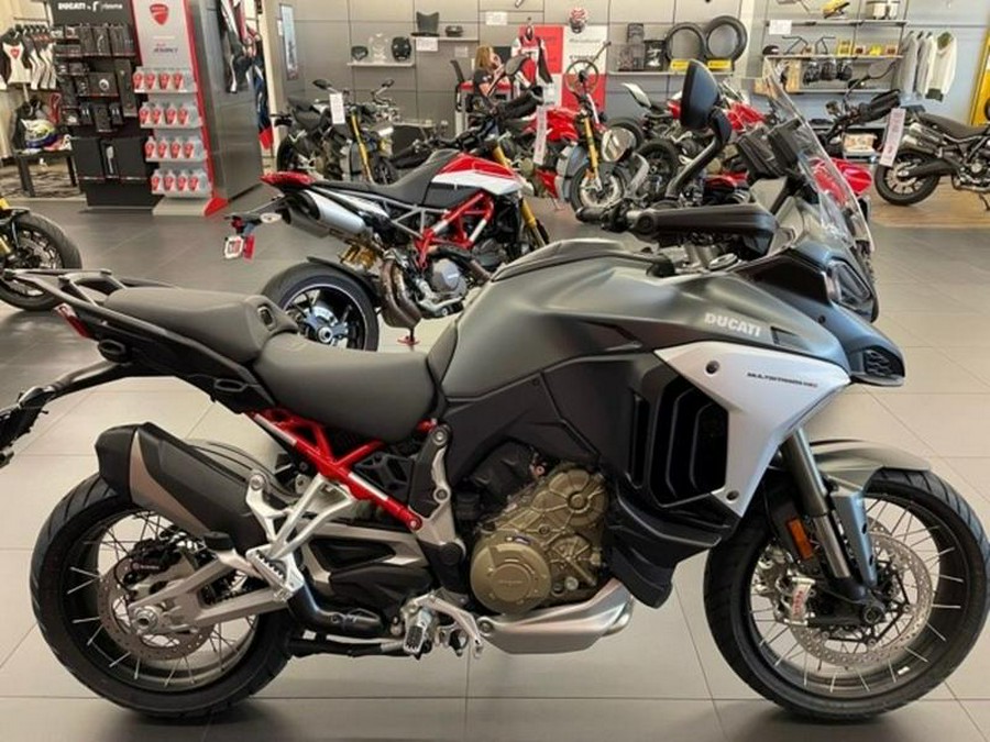 2022 Ducati Multistrada V4S Aviator Grey / Spoked Wheels