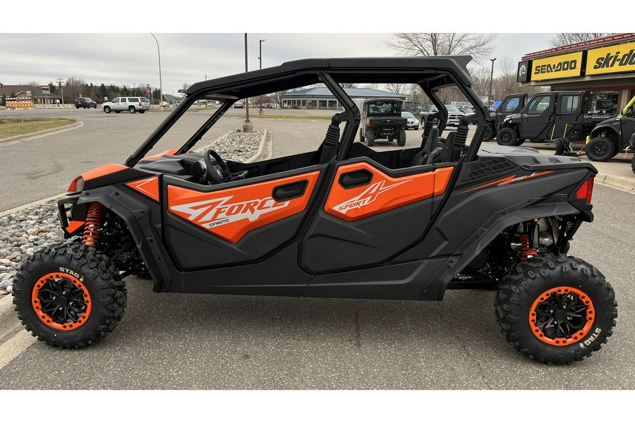 2024 CFMOTO ZFORCE 950 SPORT 4 G2 - LAVA ORANGE