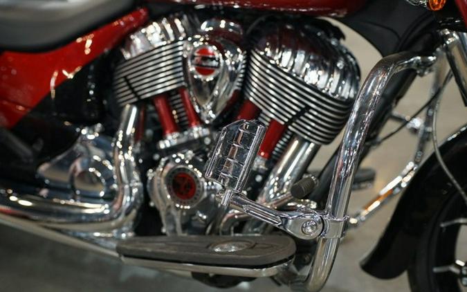 2020 Indian Chieftain Elite Thunder Black Vivid Crystal/Wildfire Red Candy