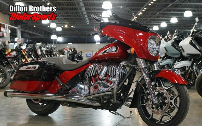 2020 Indian Chieftain Elite Thunder Black Vivid Crystal/Wildfire Red Candy
