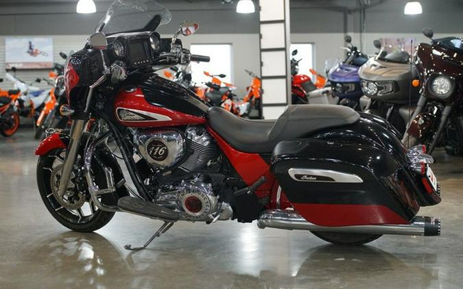 2020 Indian Chieftain Elite Thunder Black Vivid Crystal/Wildfire Red Candy