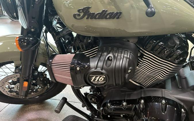 2025 Indian Motorcycle® Super Chief® Dark Horse® Moss Green