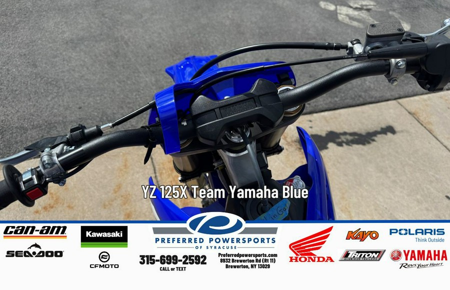 2026 Yamaha YZ 125X Team Yamaha Blue